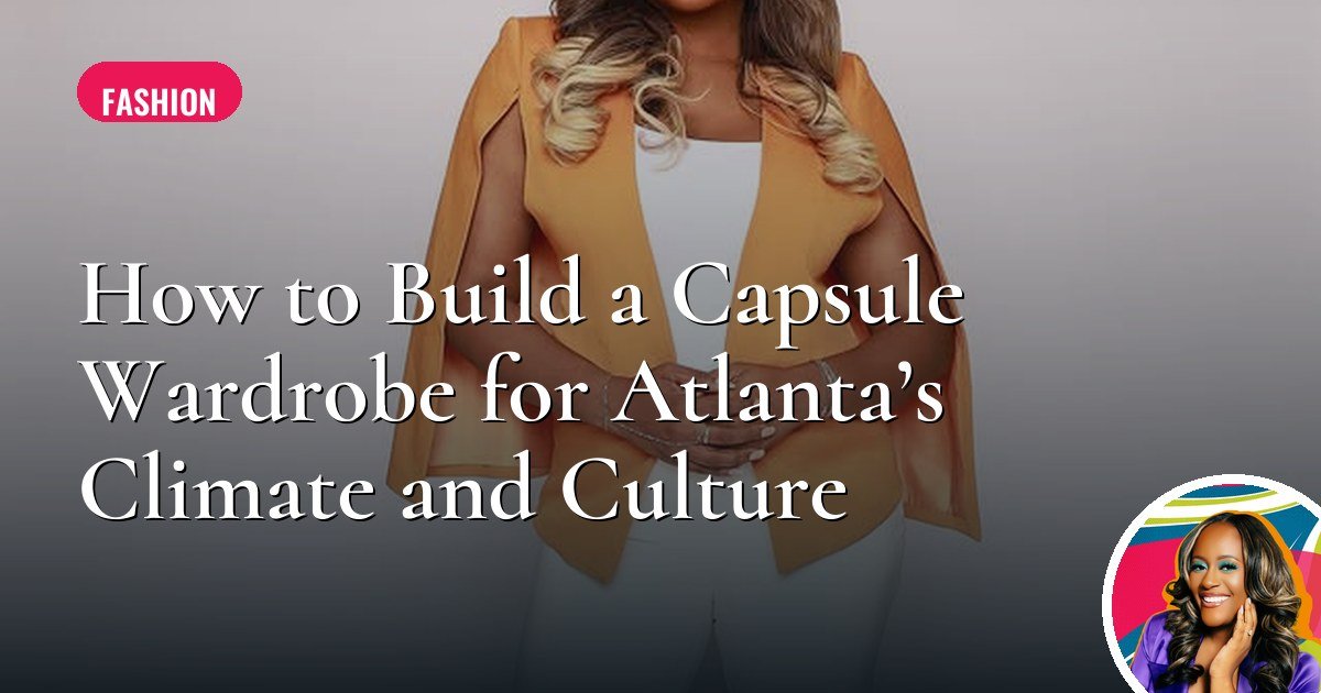 How to Build a Capsule Wardrobe for Atlanta’s Climate and Culture